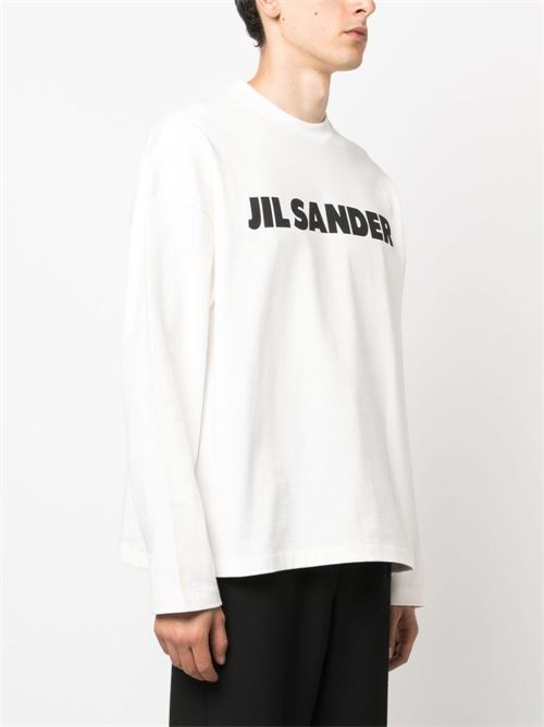 T-shirt a maniche lunghe con logo JIL SANDER | J22GC0136J45148102